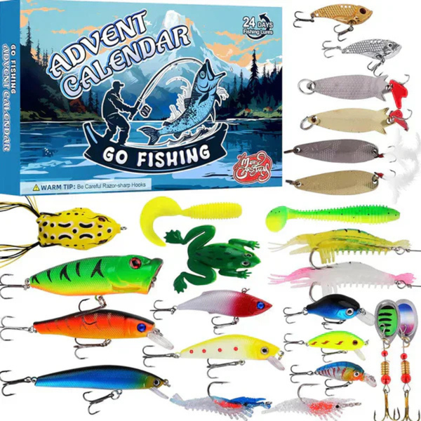 FishingDays™ – 2025 Advent Calendar for 24 Days of Angling Adventure & Joy